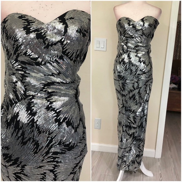 Milano Formals Dresses & Skirts - Strapless sequins